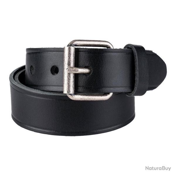 Ceinture cuir 40mm avec boucle Noir