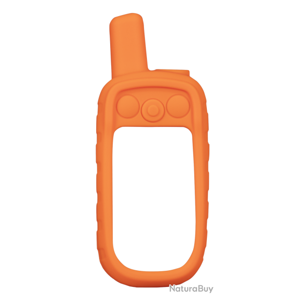 DESTOCKAGE - COQUE SILICONE ALPHA 100 TACTILE ORANGE