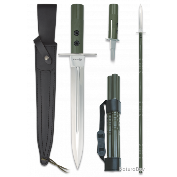 DESTOCKAGE - Epieu Lance chasse Albainox d�montable. �tui