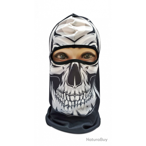 DESTOCKAGE - Cagoule SKULL 3. Taille unique �lastique