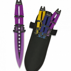 DESTOCKAGE - Set 3 couteaux &agrave; lancer Albainox. 18.9