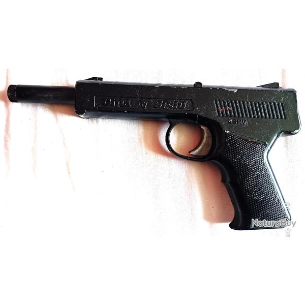 COLLECTOR ! Pistolet UMA SP50 � air comprim�, piston ressort, cal. 4.5mm, fonctionnel