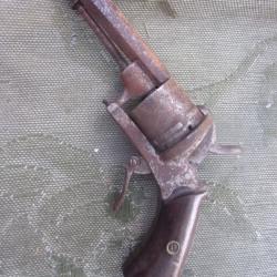 revolver type Lefaucheux long. 16,5 cm