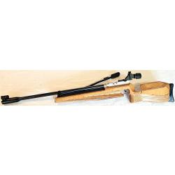 Carabine de comp&eacute;tition &agrave; 10m Feinwerkbau 601 Senior droitier cal 4.5mm avec fourreau ou valise PVC