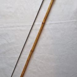 Canne syst&egrave;me &eacute;p&eacute;e corne et bambou
