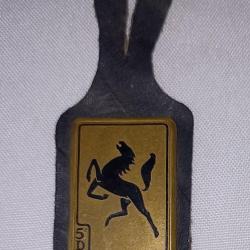 Insigne 5&egrave;me Division Blind&eacute; avec devise FRANCE D'ABORD 44/45 WW2