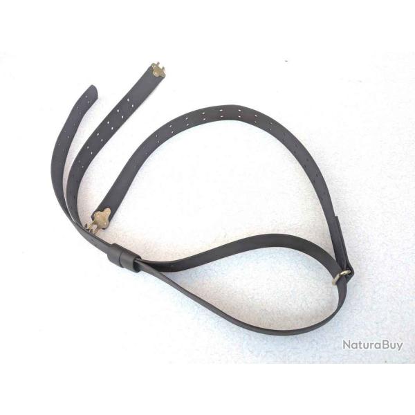 Bretelle 1907 en Comficord (Concurrent allemand de Biothane ) Marron 55"