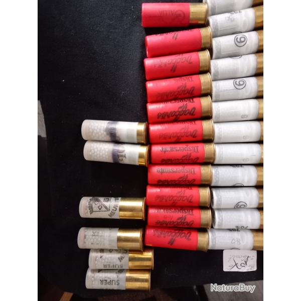 lot de cartouches calibre 12