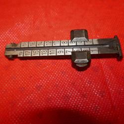 Hausse de MAUSER K98k sans les graduations au  dos