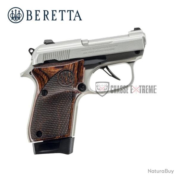 Pistolet BERETTA 30X Tomcat Inox Poign�e Bois Cal 32 Acp