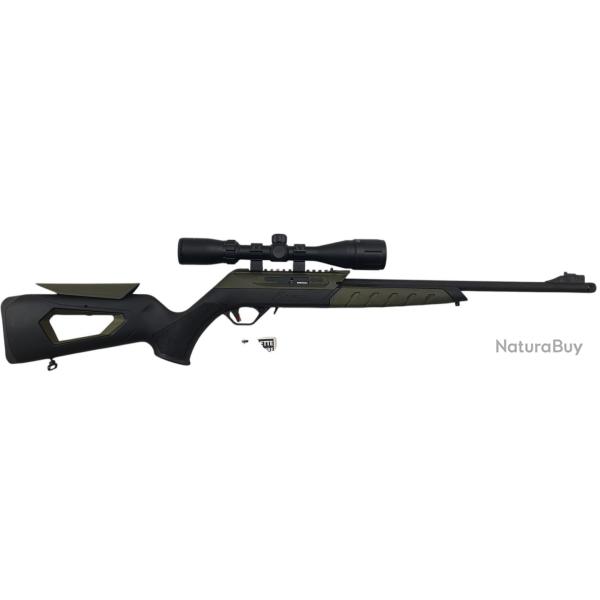 CARABINE SEMI-AUTO KRAL KR22 GREEN CAL.22LR + LUNETTE 3-9x40 - CATEGORIE B