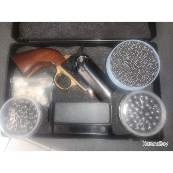 Pepperbox cal.36 PIETTA. NEUFEnsemble Malette Boulet/Grenaille/bourre