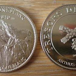 Medaille Chamonix Mont Blanc Arthus Bertrand Tresor de France 2007
