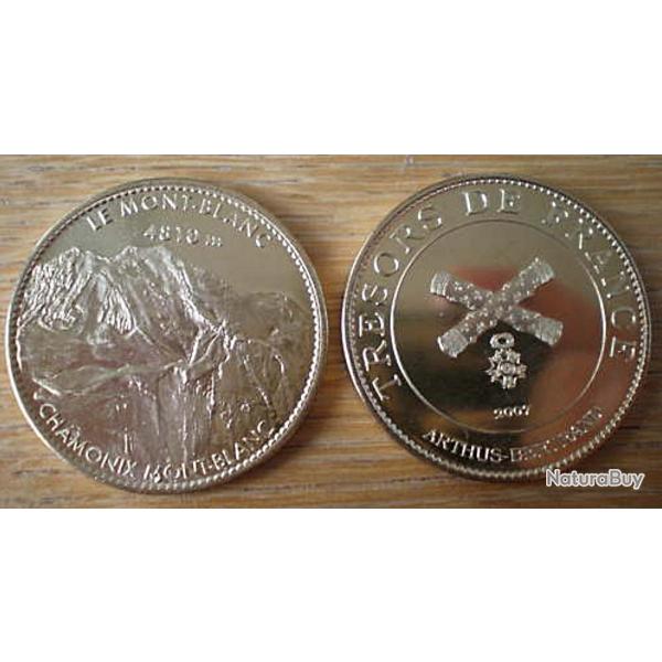 Medaille Chamonix Mont Blanc Arthus Bertrand Tresor de France 2007