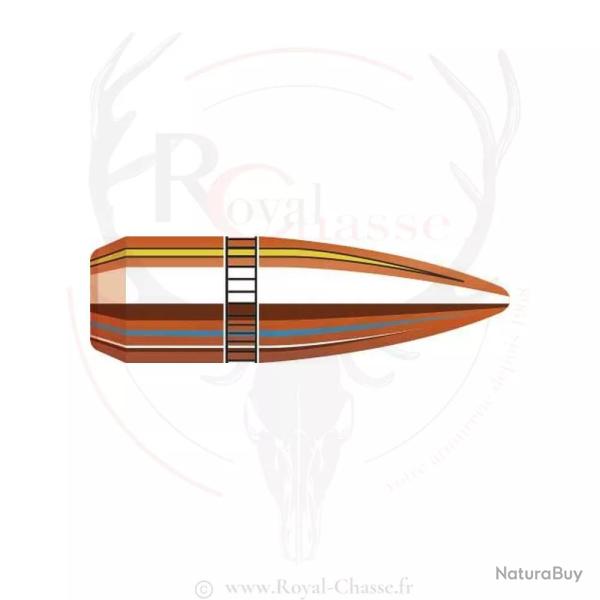 100 ogives Cal.22 D.224 55Grs BT FMJ HORNADY