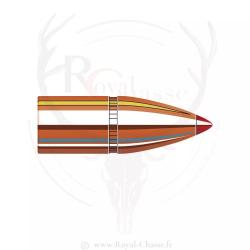 100 ogives Cal.35 D.358 200Grs FTX HORNADY