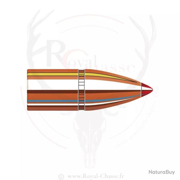 100 ogives Cal.35 D.358 200Grs FTX HORNADY