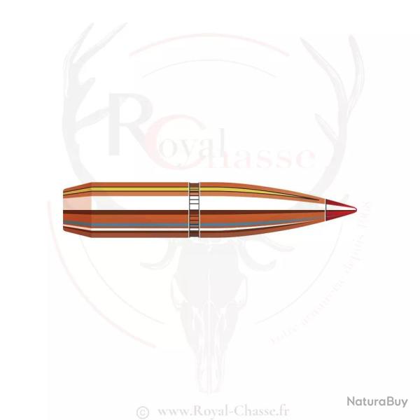 100 ogives Cal.6.5mm D.264 140Grs SST HORNADY