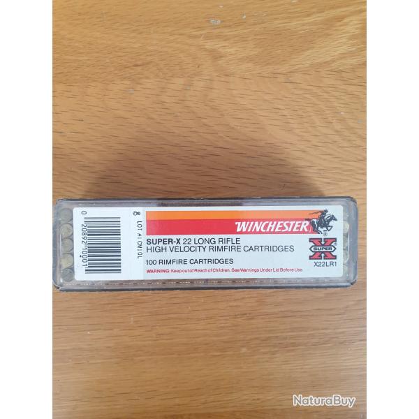 Bo�te de 100 cartouches 22LR. Winchester.