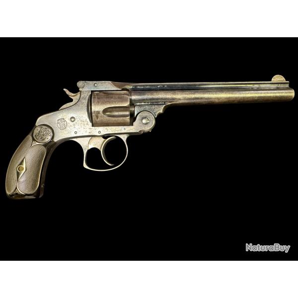 tr�s rare en canon long smith and wesson double action 4 th mod�le calibre 38 sw