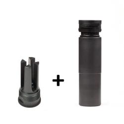 Silencieux Ase Utra Jet-Z CQBS-Borelock - Cal. 5.56 / 223 + Cache flame - 13x1 LH