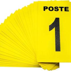Jeu de 24 cartes de poste jaune + 3 neutres