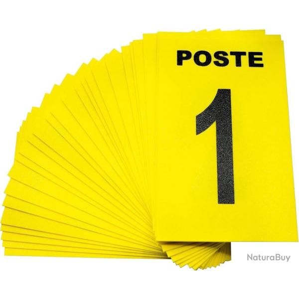 Jeu de 24 cartes de poste jaune + 3 neutres