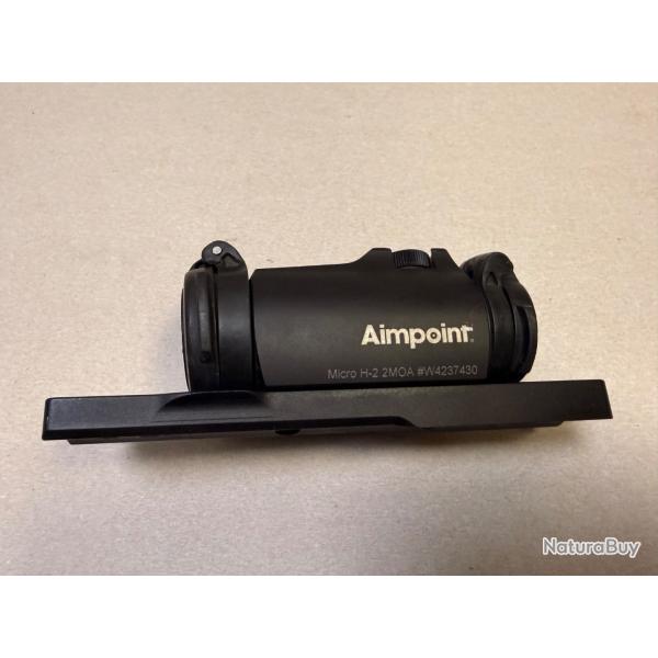 Point Rouge Aimpoint Micro H2 2MOA embase Browning Bar Winchester SXR Benelli Argo Endurance