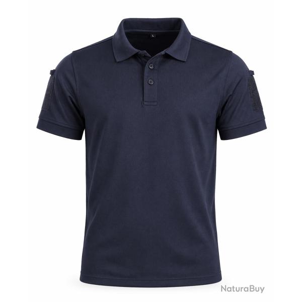 Polo tactique QUICKDRY Bleu