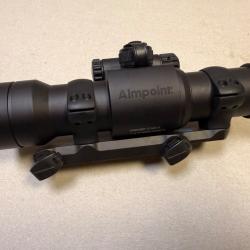 Point Rouge Aimpoint 9000sc 2MOA avec montage Blaser le tout comme neuf !