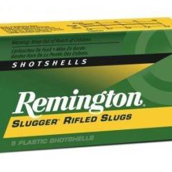 5 Cartouches &agrave; balle REMINGTON Slugger Cal. 20
