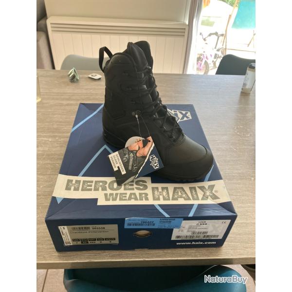 Chaussures Haix GSG9 X taille 41 neuves dans la bo�te (avec �tiquettes ) jamais port�es.