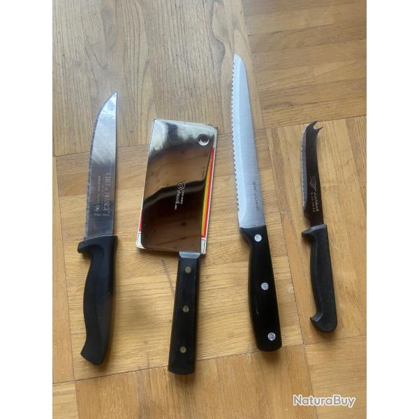 Lot de beaux couteaux de cuisine neuf