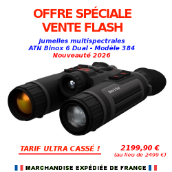 VENTE FLASH Jumelles Multispectrales ATN BINOX 6 DUAL Capteur 384 - JOUR NUIT CREPUSCULE THERMIQUE
