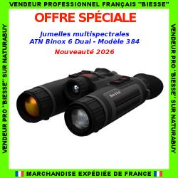 Jumelles Multispectrales ATN BINOX 6 DUAL Capteur 384 - JOUR NUIT CREPUSCULE THERMIQUE