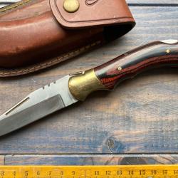 Ancien couteau LAGUIOLE CHASSE+ ETUI / NEUF