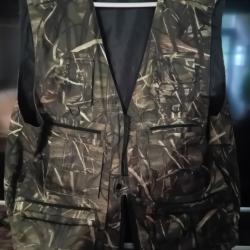 Gilet chasse camo