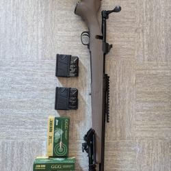 carabine Savage model 11 "scout" + munitions