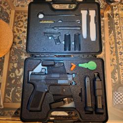 Canik mete mc9l black 9mm, point rouge