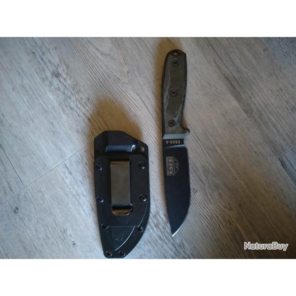 Je vends mon couteau de marque esse,  model 4 en tres bonne etat
