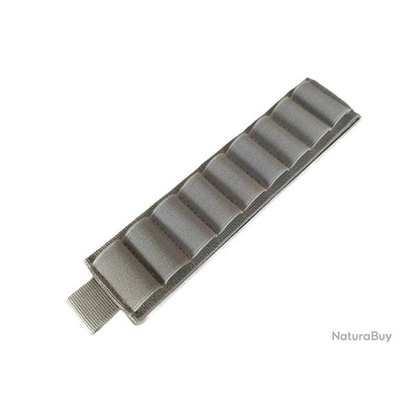 Cartouchi�re - Gris - Velcro - 9 Cartouches - Calibre 12/20 - Livraison Gratuite