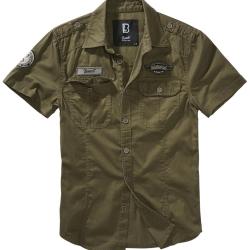 Chemise Vintage Luis Manches Courtes Vert