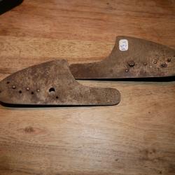 Paire de platines de fusil Hammerless &agrave; finir