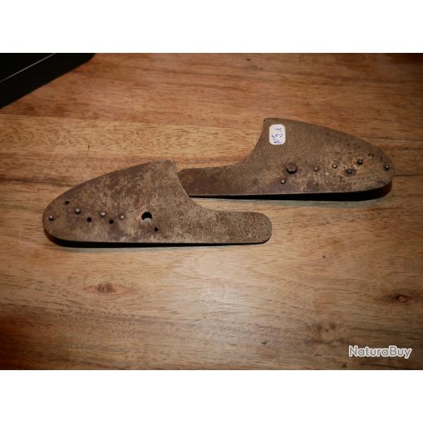 Paire de platines de fusil Hammerless � finir