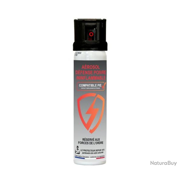 A�rosol anti-agression ininflammable - Gel poivre .75 ML