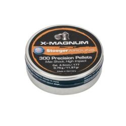 Boite de plombs Stoeger X-magnum t&ecirc;te pointue - 4.5 mm / Par 1