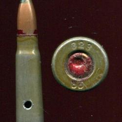 7.62 x 39 Kalashnikov Tra&ccedil;ante pointe verte - Chine Populaire 1977 - marquage = 501 77