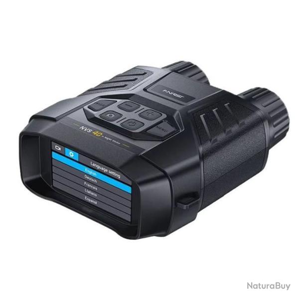 Jumelles Infrarouges 4K Vision Nuit Haute D�finition Photo Vid�o Chasse Observation Animale Pack Com