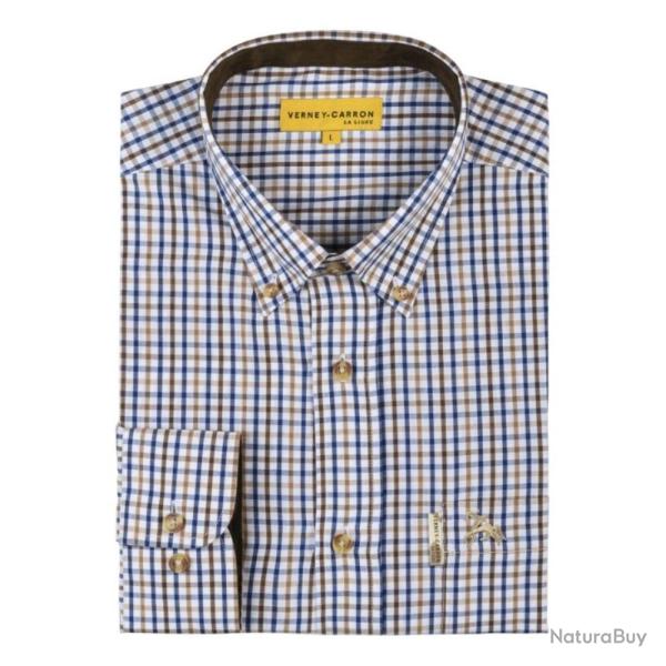 CHEMISE NEUVY MARRON PROHUNT
