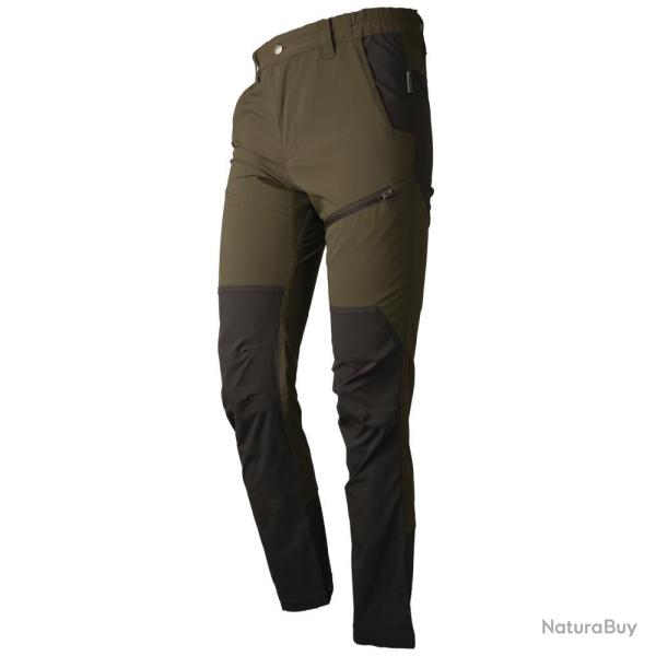 PANTALON DE CHASSE HOMME STRETCH LIGHT FLEX KAKI - 38 - SOMLYS